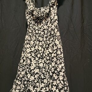 Floral Black and White Old Navy Cami Dress